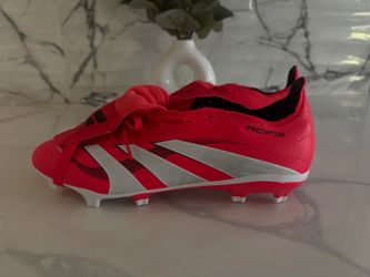 Red Adidas Predator Football Cleats