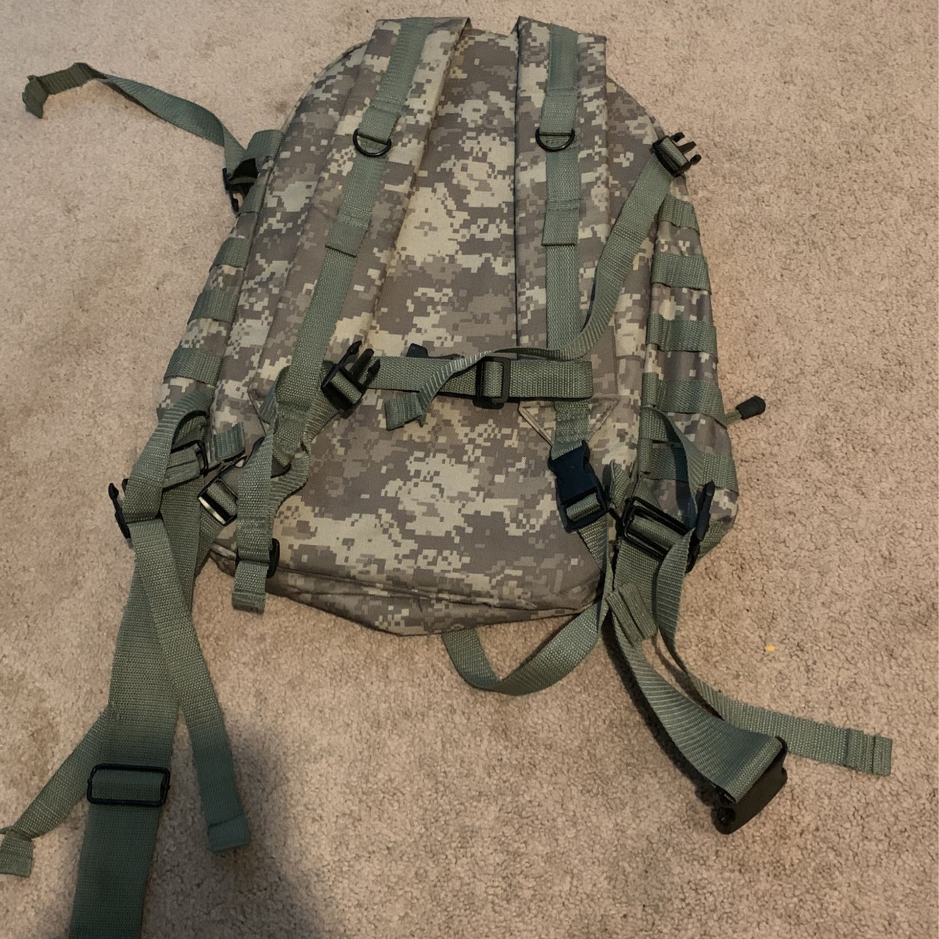Camo Water Resistant Backpack