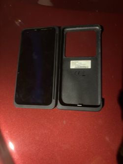 Smartphone with Flip Folio Case