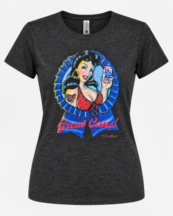 Women's PBR Lady: Great Cans T Shirt: Large: New