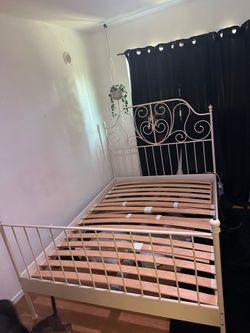 White bed