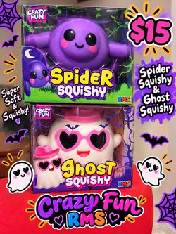 Crazy Fun RMS Spider & Ghost Squishy
