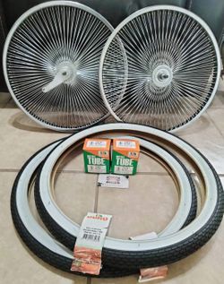 20" Lowrider bike wheels.