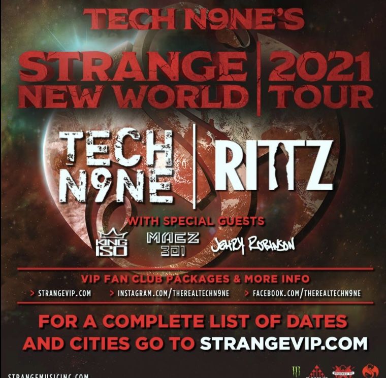 2 Tickets For Tech N9ne & Rittz.
