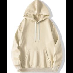 Men's Fleece Pullover Long Sleeve Hoodie
Apricot / S(36)