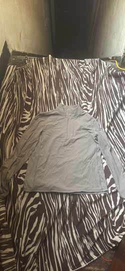FLX Gray Quarter zip pullover