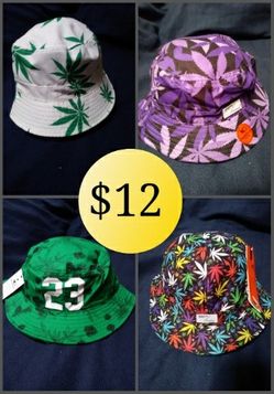 Brand new Marijuana bucket hats