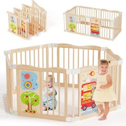 Wooden Baby Playpen