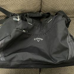 CALLAWAY Golf Duffle Bag Nylon Weekender Travel Shoulder Hand Zipper