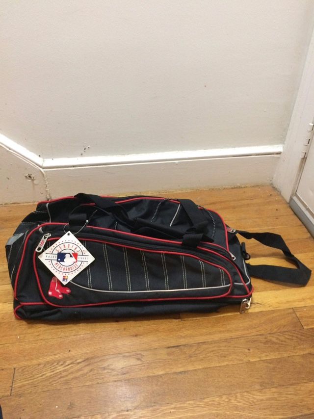 MLB Boston Red Sox Major League Merchandise Gym Travel Duffle Bag Brand New Tag Still On Never Used. Message me anytime if you're interested or want a