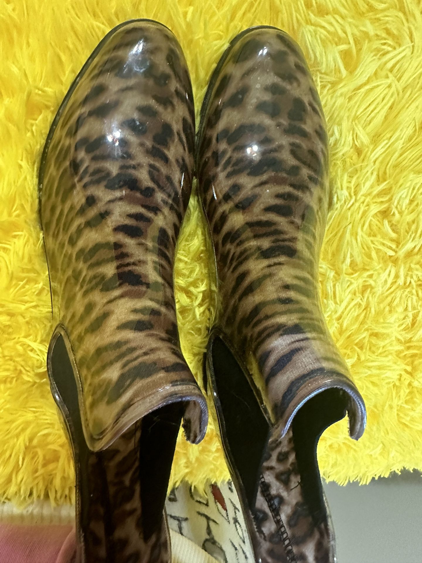 Leopard Rubber Rain Boots!!!