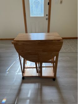 Kitchen Island / Dining Table & Stools