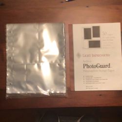 Archival Photo Storage Sheets