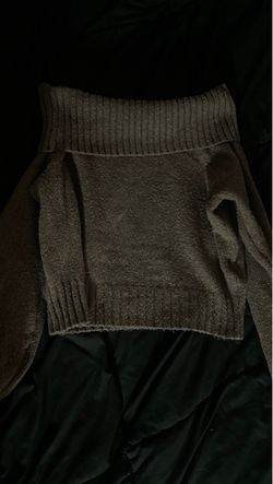 Off the shoulder sweatshirt