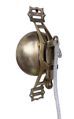 Vintage San Francisco Cable Car SF Co Solid Brass Trolley Bell