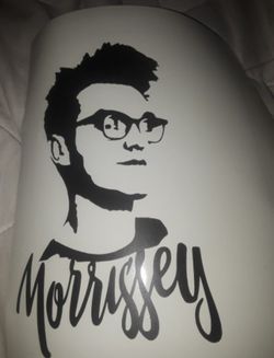 Morrissey graphic window decal sticker