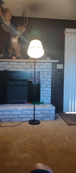 5 Ft Tall Corner Lamp With Off/On Foot Switch