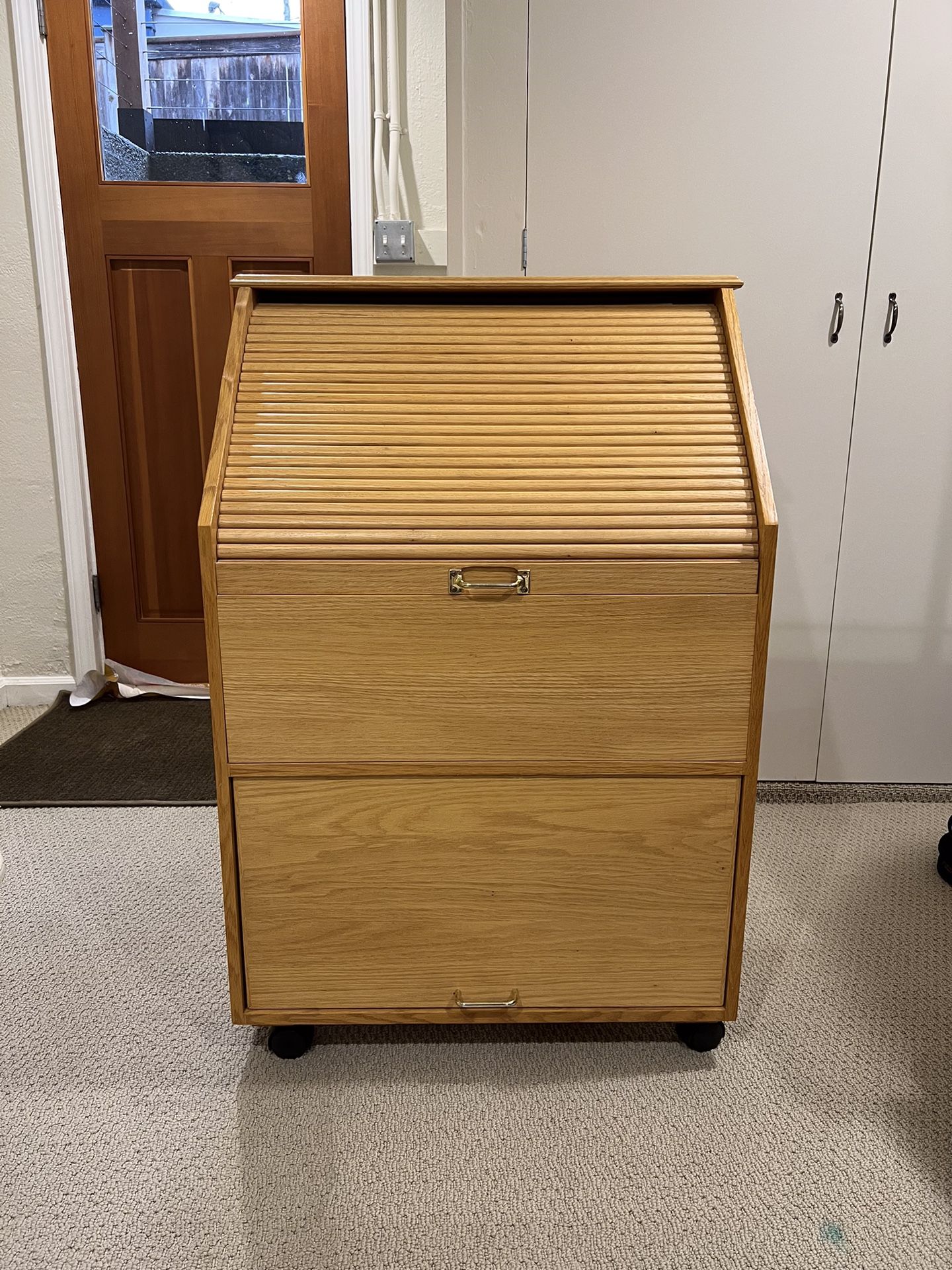 Small, Desk On Rollers