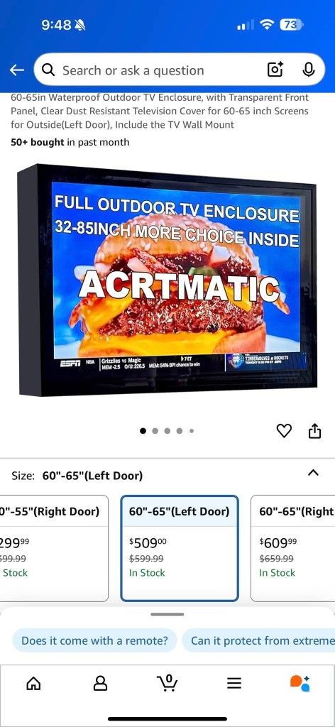 Weatherproof Outdoor Tv Cover