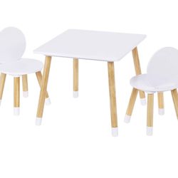 New! Kids Table With Two chairs 