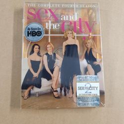 SEALED Sex and the City: The Complete Fourth Season (DVD, 2003, 3-Disc Set) NEW