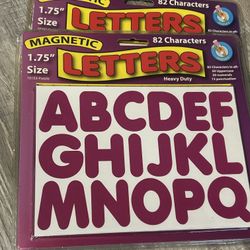 Magnetic letters 82 characters both new for kids school Learning 