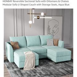 Modular Sectional with Storage In Seats - The Colony, TX 150.00