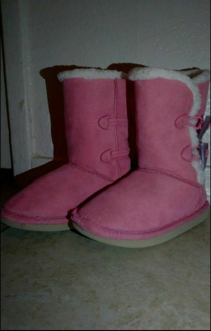 Girl Pink Boots