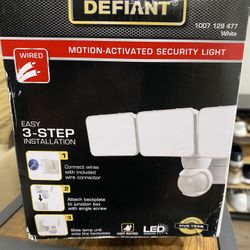 MOTION-ACTIVATED SECURITY LIGHT