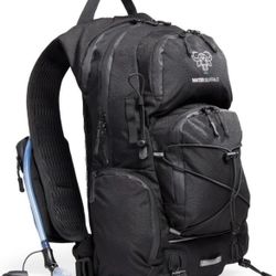 🆕Water Buffalo•Hydration Backpack -Sherpa 22L Hiking Backpack with Water Bladder - Water Backpack for Hiking with Waterproof Zippers, ✅Retails $59.99