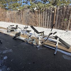 8 machines + dumbbell rack + weight stack