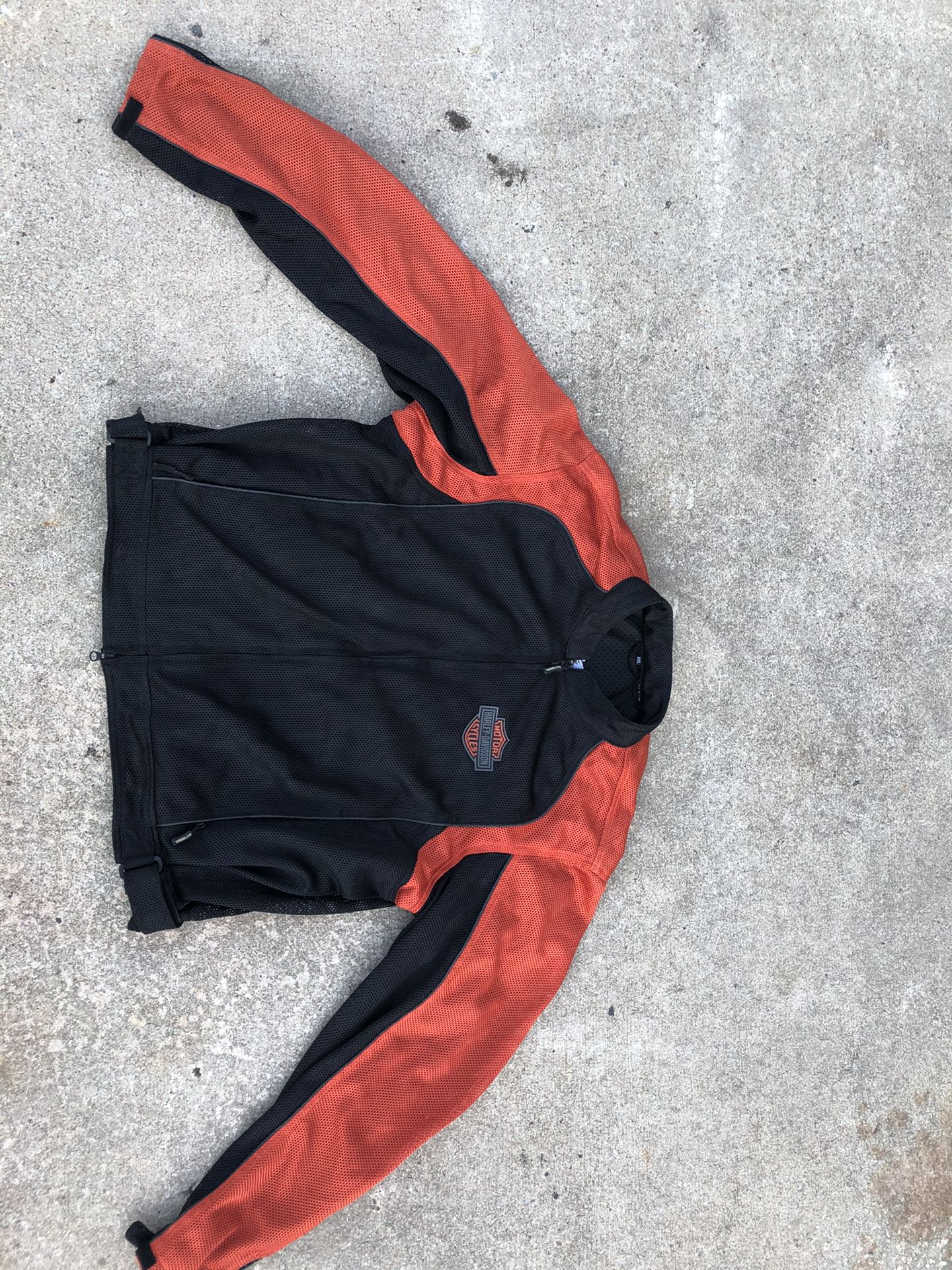 Hartley davidson black/orange mesh jacket XXL