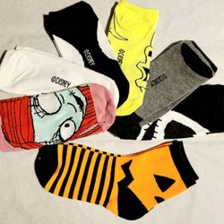 6 New Socks Disney's Nightmare Before Christmas