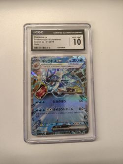 Gyarados ex CGC 10 Gem Mint Pokemon Card Scarlet EX