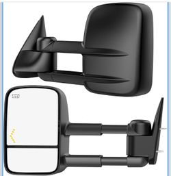 Chevrolet Silverado towing mirrors with turn signals lights
