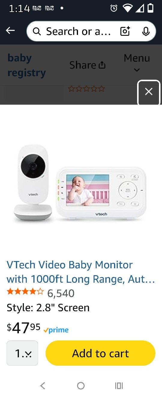 VTech Baby Monitor