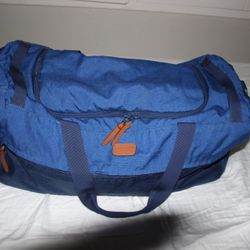 Lands' End Blue Duffle Duffel Bag