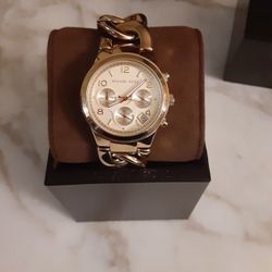 Michael Kors Runway Gold Watch MK3131