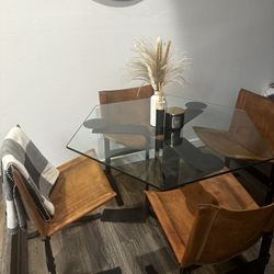 Max Gottschalk Steel Dining table Set