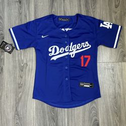 LA Dodgers Blue Stitched Jersey For Women Shohei Ohtani #17 New With Tags Available All Sizes 