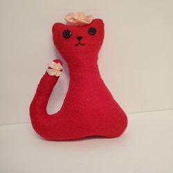 Red Cat Plush 7 inch