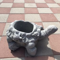 New Flower Pot Made Out Cement Perfect Gift For Any Occasion 