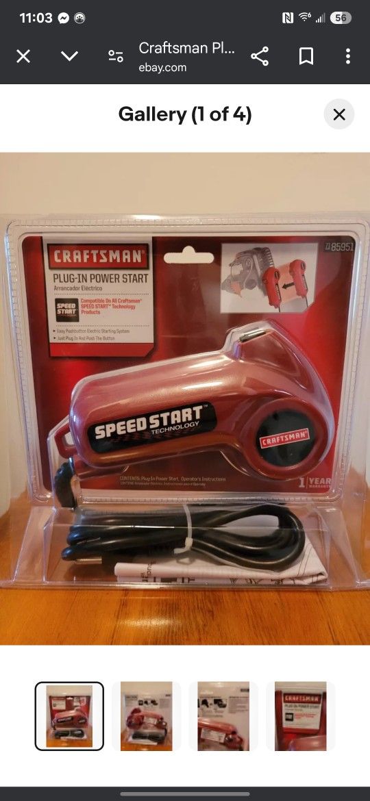 Craftsmans Speed Start