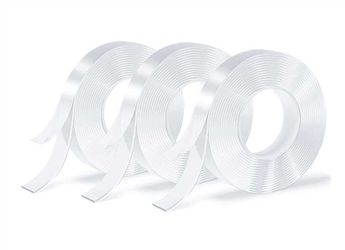 3 Rolls Double Sided Nano Tape 9.85 Feet Per Roll