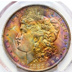 1883-O Morgan Dollar MS65