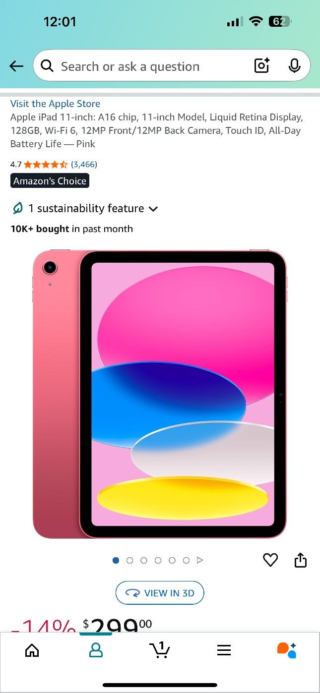 New Gen I Pad 11 Inch
