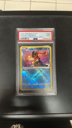 Radiant Greninja PSA 9 Pokémon Card Prize Pack