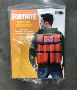 Fortnite Special Delivery Back Pack Bling Inflatable Halloween Costume