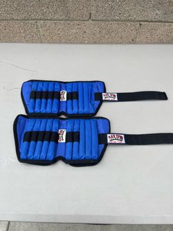ALL PRO 10LB Set (5LB each ankle) ADJUSTABLE ANKLE WEIGHT - Complete pair