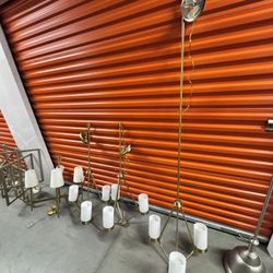 Beautiful Lot of 9 Pendal lights